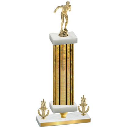 Premium Single Gold Glacier Victory Swimming Trophy