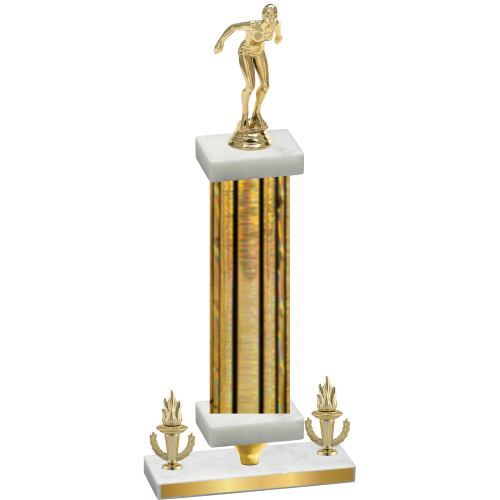 Premium Single Gold Glacier Victory Tennis Trophy