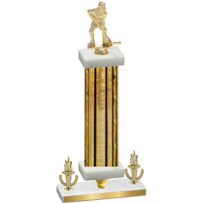 Premium Single Gold Glacier Victory Hockey Trophy