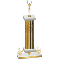 Premium Single Gold Glacier Second Place Victory Trophy
