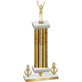 Premium Single Gold Glacier Victory Victory Trophy