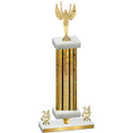 Premium Single Gold Glacier Year Victory Trophy