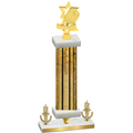Premium Single Gold Glacier Victory Pickleball Trophy