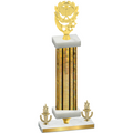 Premium Single Gold Glacier Victory Pickleball Trophy