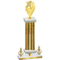 Premium Single Gold Glacier Victory Pickleball Trophy