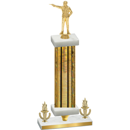 Premium Single Gold Glacier Victory Shooter Trophy