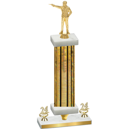 Premium Single Gold Glacier Year Shooter Trophy