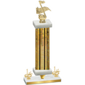Premium Single Gold Glacier First Place Music Trophy