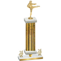 Premium Single Gold Glacier Year Karate Trophy