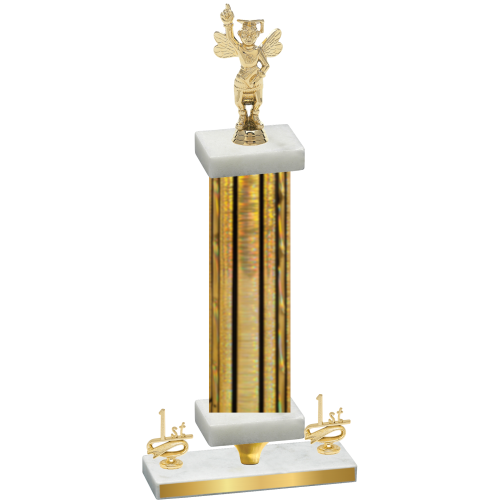 Premium Single Gold Glacier First Place Academics Trophy