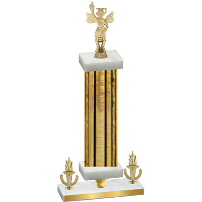 Premium Single Gold Glacier Victory Academics Trophy