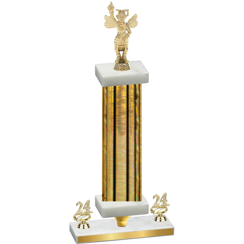 Premium Single Gold Glacier Year Academics Trophy