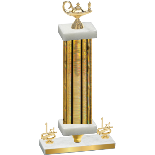 Premium Single Gold Glacier First Place Academics Trophy