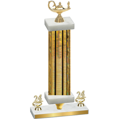 Premium Single Gold Glacier Year Academics Trophy