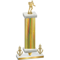 Premium Single Gold Carbon Fiber Victory Rugby Trophy