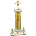 Premium Single Gold Carbon Fiber Victory Wrestling Trophy