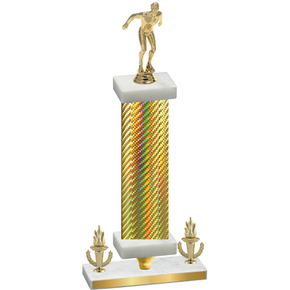 Premium Single Gold Carbon Fiber Victory Swimming Trophy