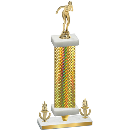 Premium Single Gold Carbon Fiber Victory Tennis Trophy