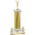 Premium Single Gold Carbon Fiber Victory Victory Trophy