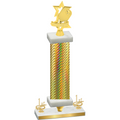 Premium Single Gold Carbon Fiber First Place Pickleball Trophy