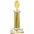 Premium Single Gold Carbon Fiber First Place Pickleball Trophy