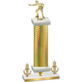 Premium Single Gold Carbon Fiber Victory Shooter Trophy