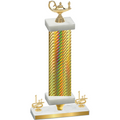 Premium Single Gold Carbon Fiber First Place Academics Trophy