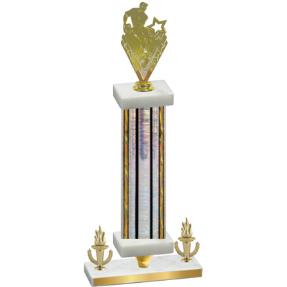 Premium Single Silver Glacier Victory Rugby Trophy