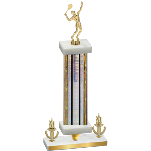 Premium Single Silver Glacier Victory Tennis Trophy