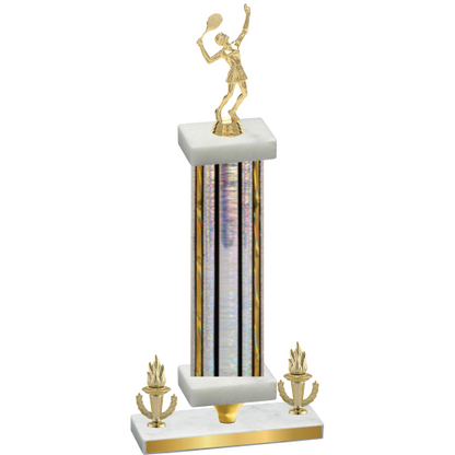 Premium Single Silver Glacier Victory Tennis Trophy