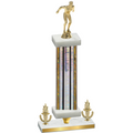 Premium Single Silver Glacier Victory Swimming Trophy