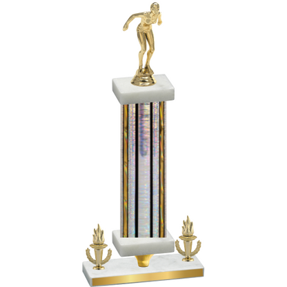 Premium Single Silver Glacier Victory Tennis Trophy