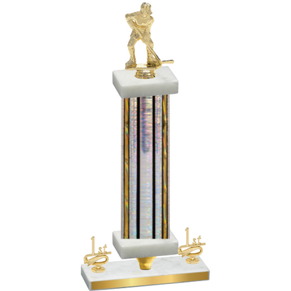 Premium Single Silver Glacier First Place Hockey Trophy