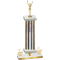 Premium Single Silver Glacier Second Place Victory Trophy