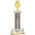 Premium Single Silver Glacier Year Pickleball Trophy