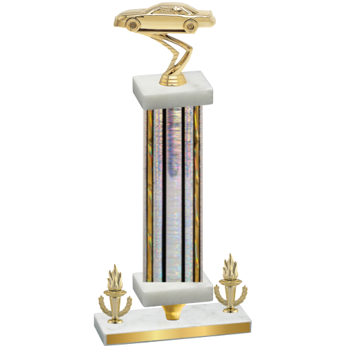 Premium Single Silver Glacier Victory Cars Trophy