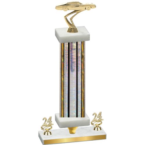 Premium Single Silver Glacier Year Cars Trophy