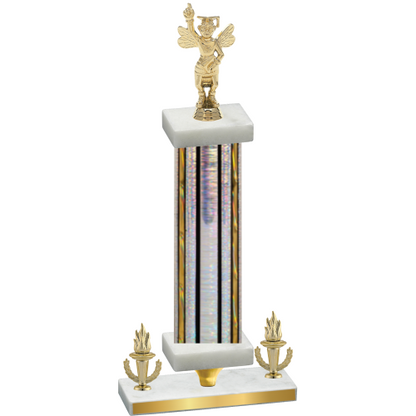 Premium Single Silver Glacier Victory Academics Trophy