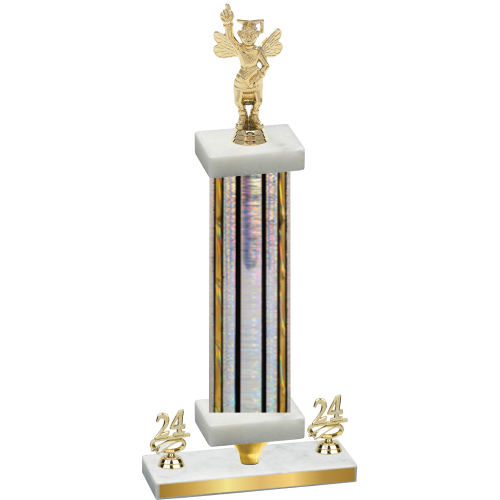 Premium Single Silver Glacier Year Academics Trophy