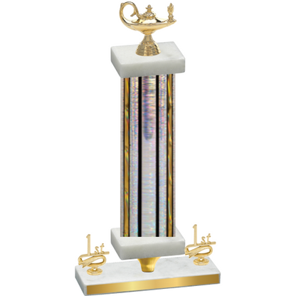 Premium Single Silver Glacier First Place Academics Trophy