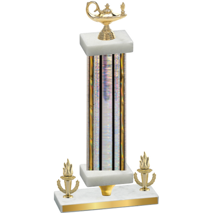 Premium Single Silver Glacier Victory Academics Trophy