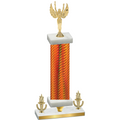 Premium Single Orange Carbon Fiber Victory Victory Trophy