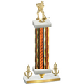 Premium Single Orange Glacier Victory Hockey Trophy