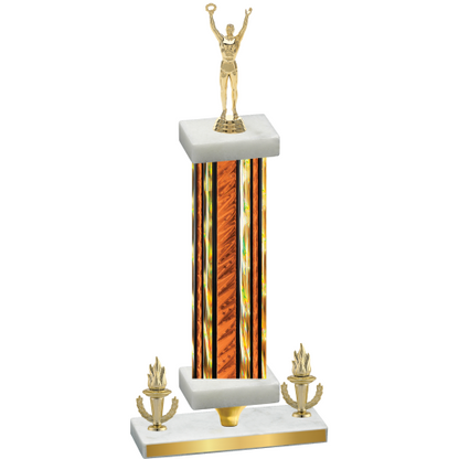 Premium Single Orange Glacier Victory Victory Trophy