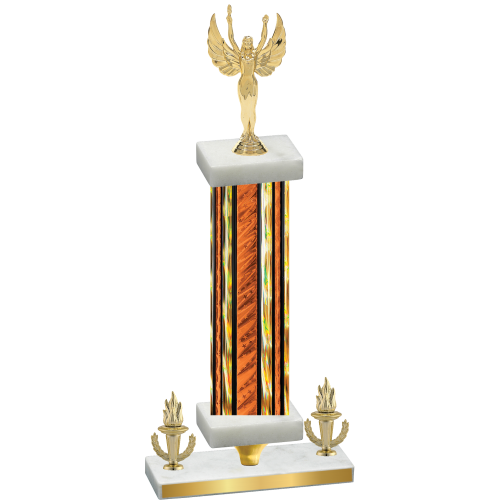 Premium Single Orange Glacier Victory Victory Trophy