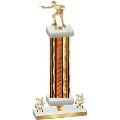 Premium Single Orange Glacier Year Shooter Trophy