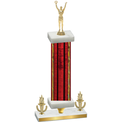 Premium Single Red Glacier Victory Victory Trophy