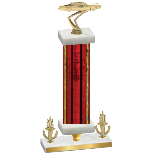 Premium Single Red Glacier Victory Cars Trophy