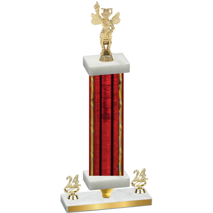 Premium Single Red Glacier Year Academics Trophy