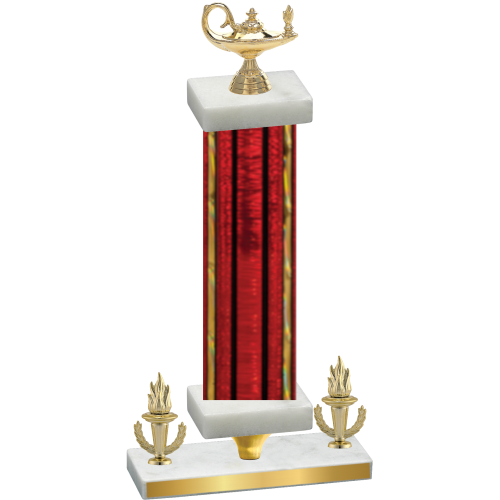 Premium Single Red Glacier Victory Academics Trophy